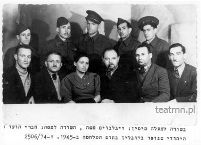 Czlonkowie Komitetu Żydowskiego w Lublinie w 1945 roku