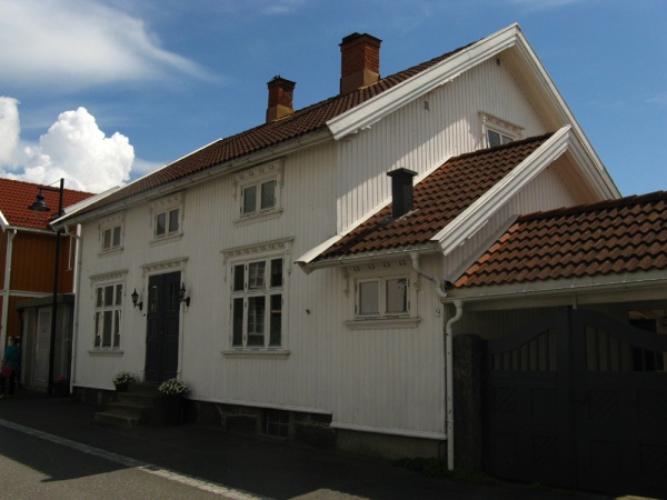 Larvik, dom drewniany