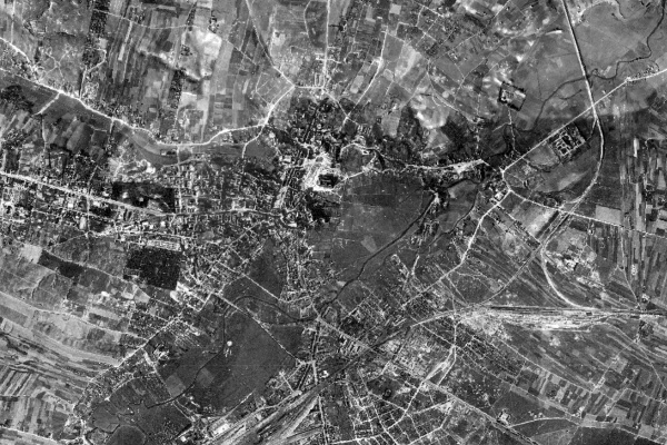 Ortofotomapa Lublina z 1944 r.