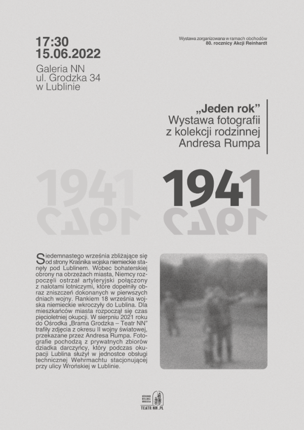 „1941. Jeden rok” – wystawa fotografii z kolekcji rodzinnej Andresa Rumpa