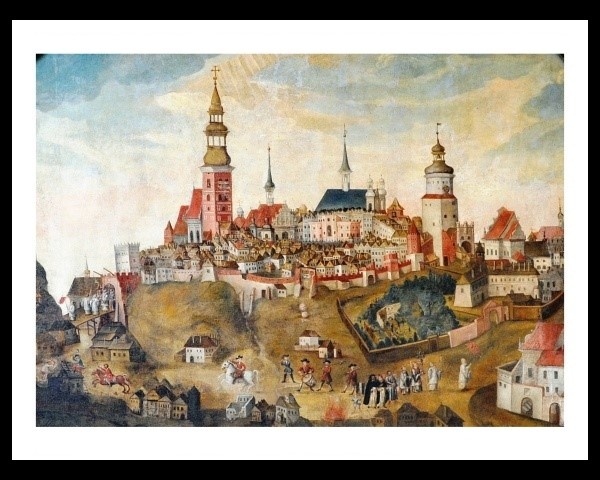 Obraz "Pożar Lublina 1719 r."