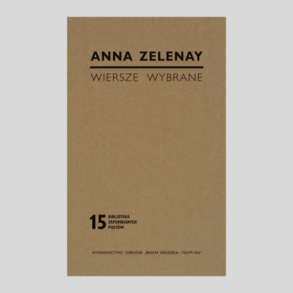 Anna Zelenay "Wiersze wybrane"