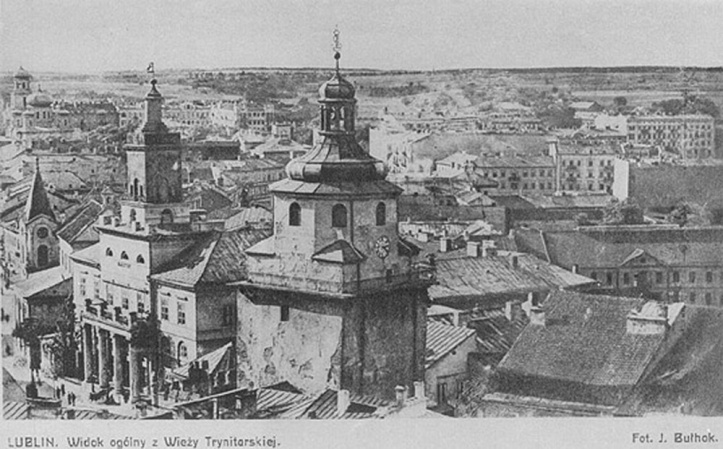 Widok ogólny z Wieży Trynitarskiej, fot. Jan Bułhak, 1924 r.