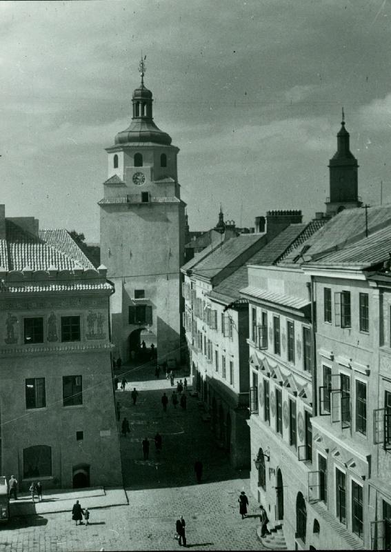  Stare Miasto w Lublinie  Zdjęcia Edwarda Hartwiga.
